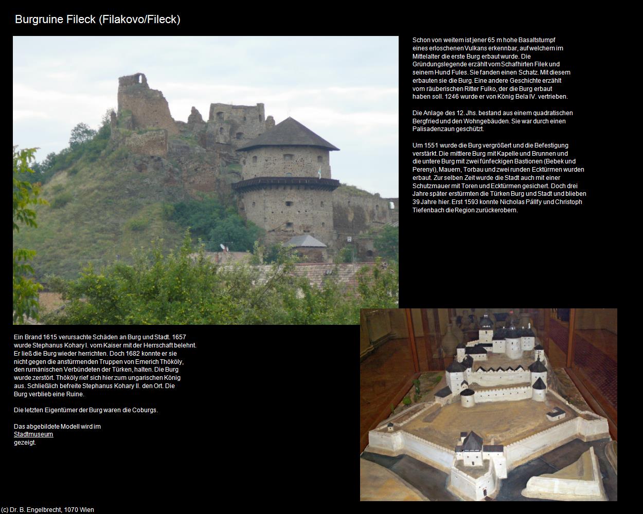 Burgruine Fileck (Filakovo/Fileck) in SLOWAKEI(c)B.Engelbrecht