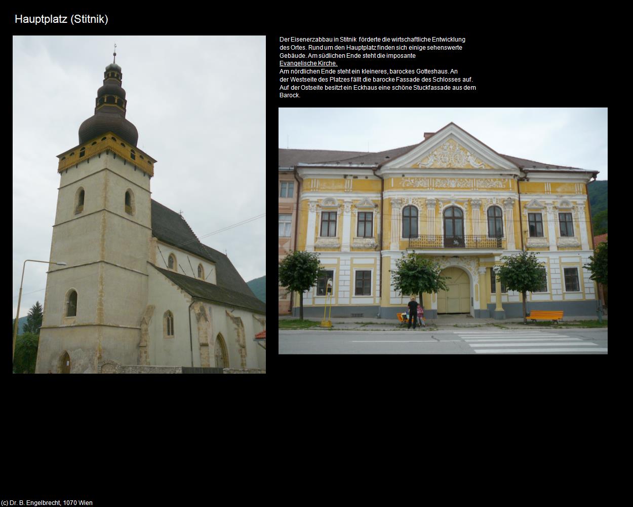 Hauptplatz (Stitnik) in SLOWAKEI(c)B.Engelbrecht