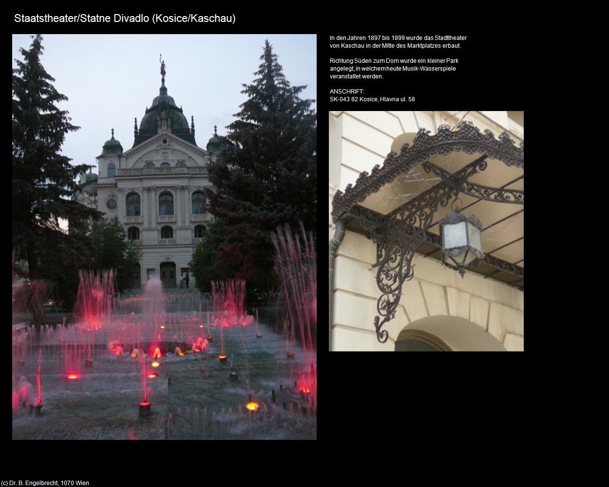 Staatstheater (Kosice/Kaschau) in SLOWAKEI