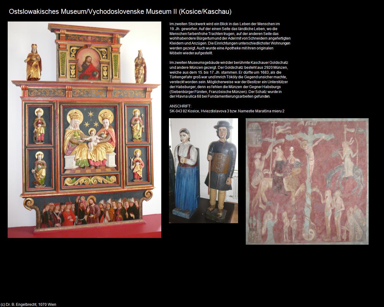 Ostslowakisches Museum II (Kosice/Kaschau) in SLOWAKEI