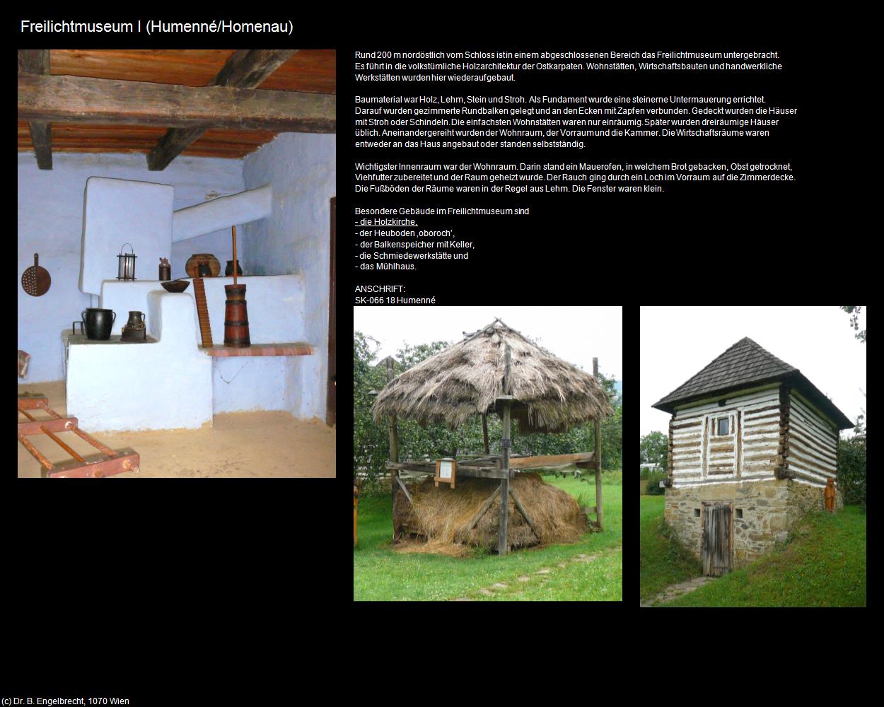 Freilichtmuseum (Humenné/Homenau) in SLOWAKEI(c)B.Engelbrecht