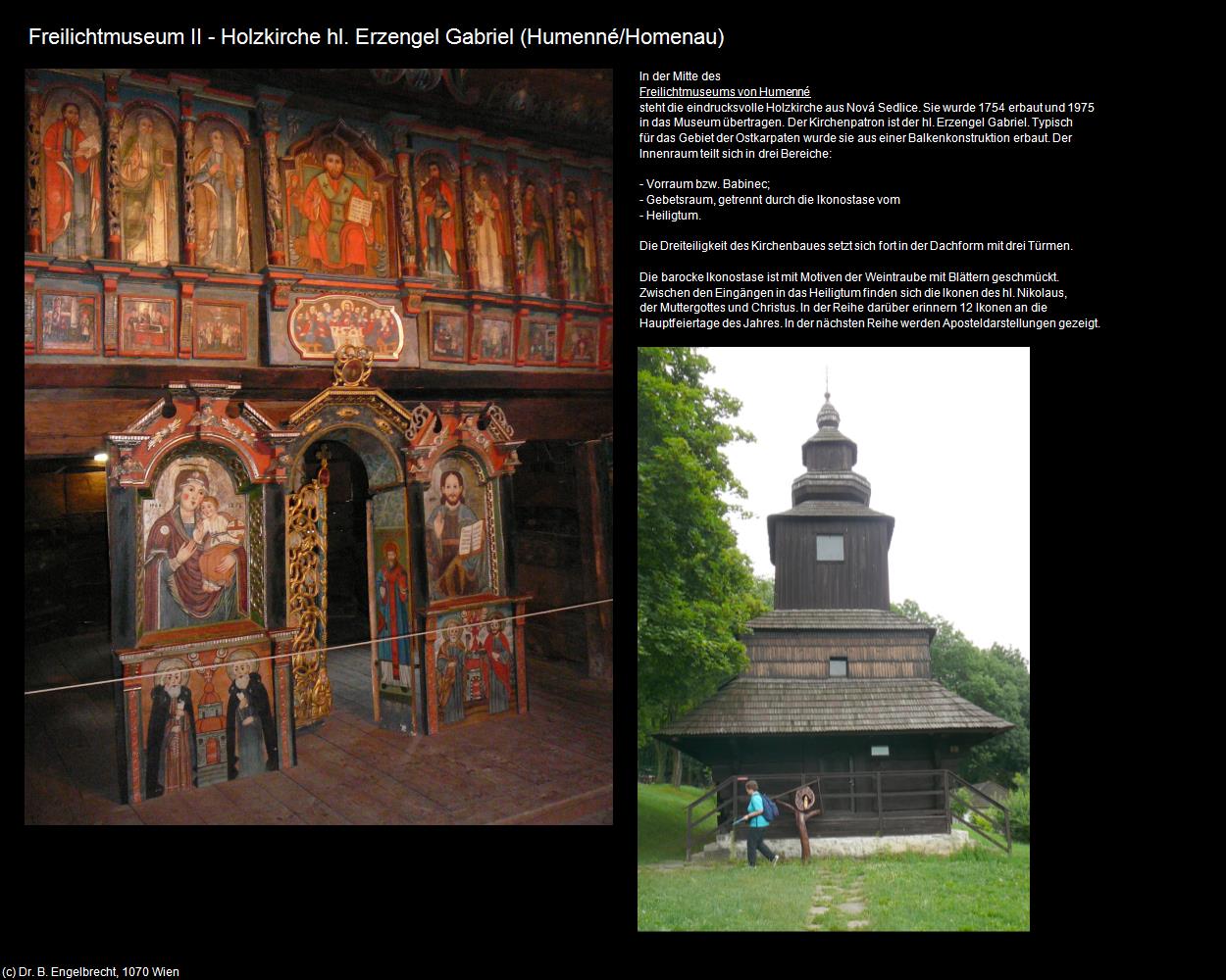 Holzkirche hl. Erzengel Gabriel (Humenné/Homenau) in SLOWAKEI(c)B.Engelbrecht