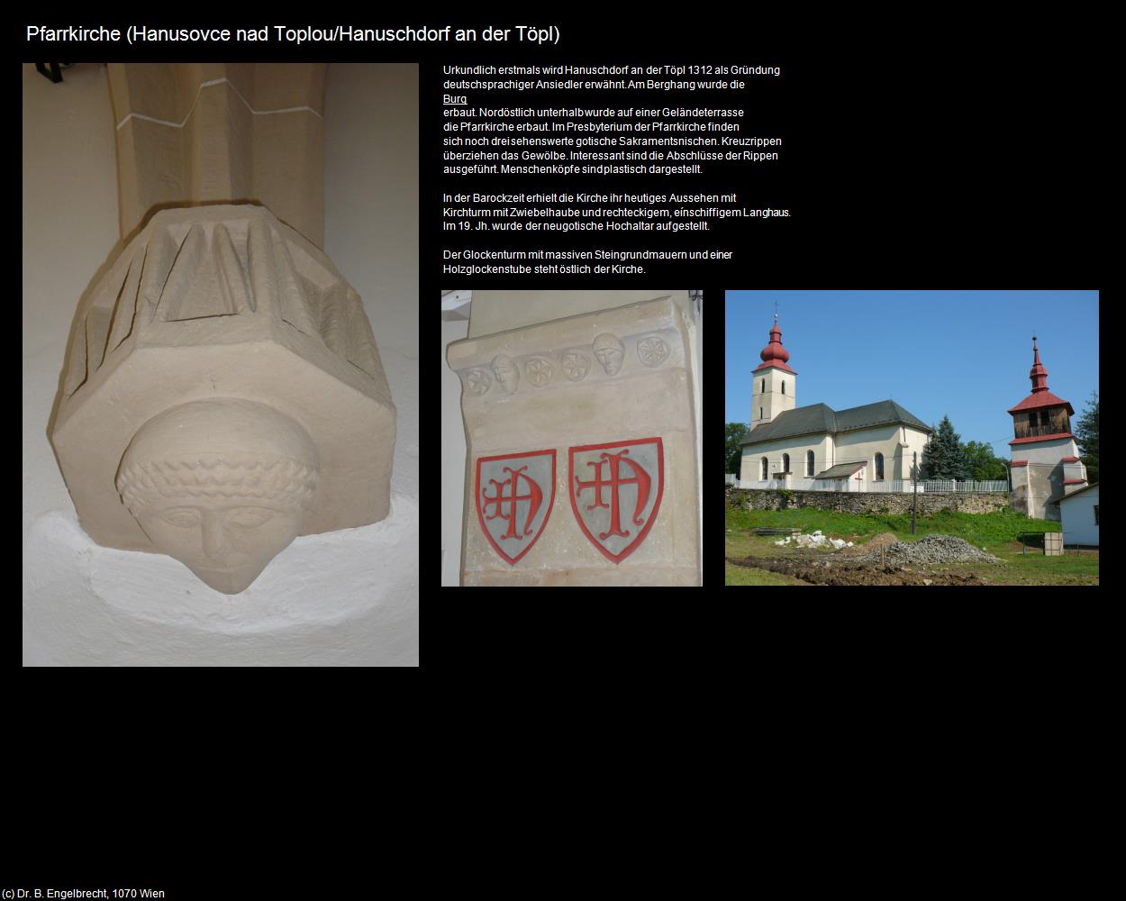Pfarrkirche (Hanusovce nad Toplou/Hanuschdorf an der Töpl) in SLOWAKEI(c)B.Engelbrecht