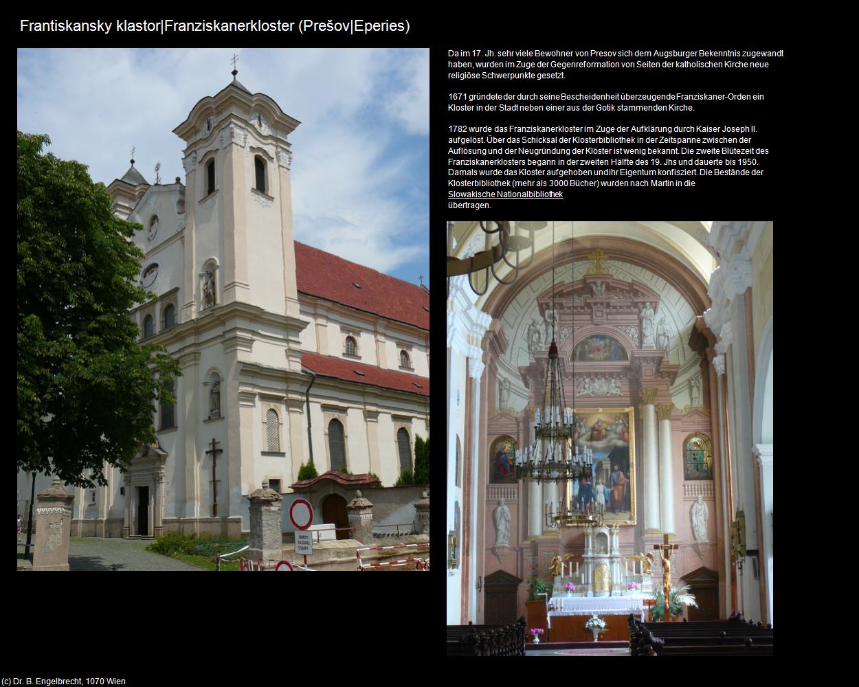 Franziskanerkloster (Prešov|Eperies) in SLOWAKEI(c)B.Engelbrecht