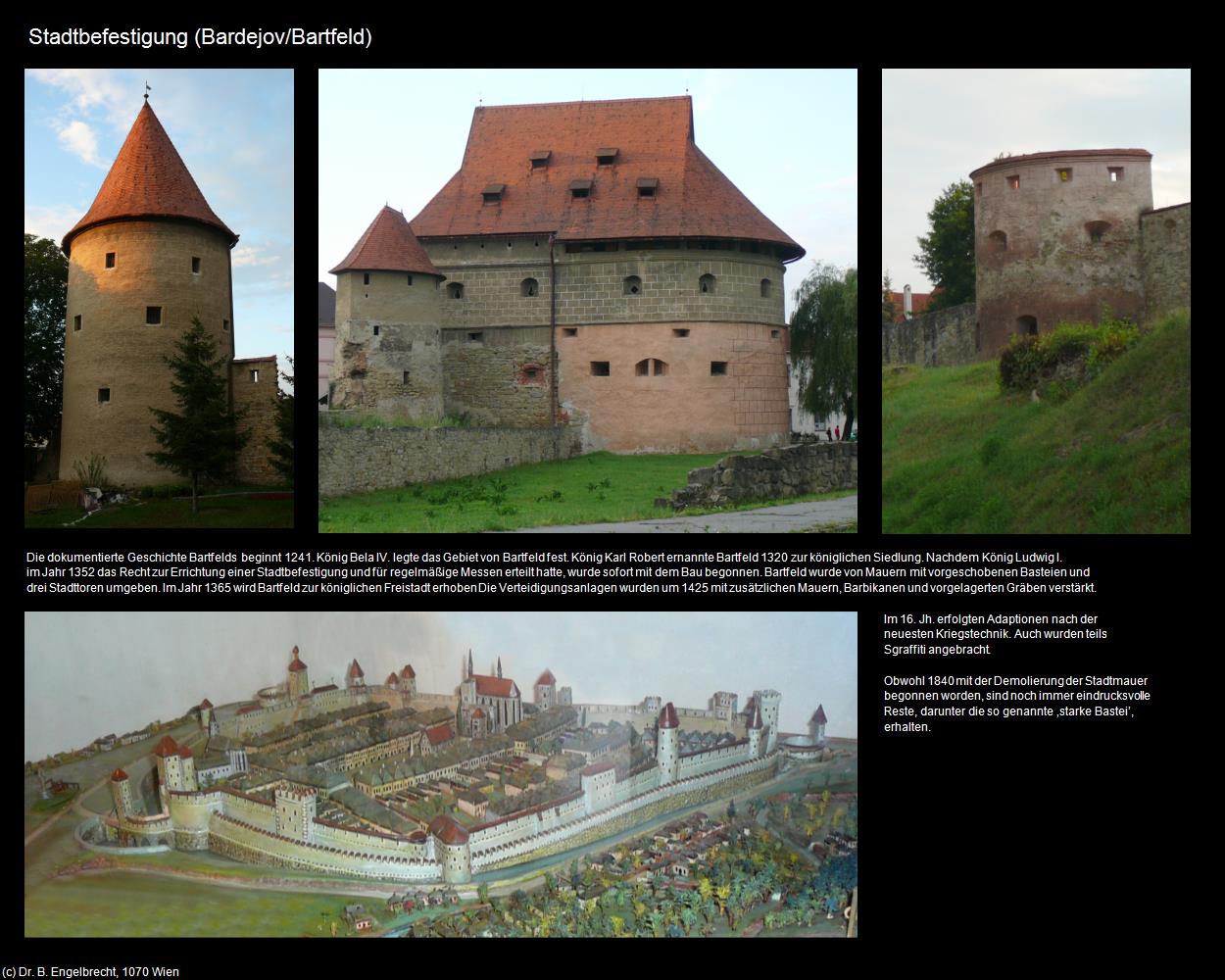 Stadtbefestigung (Bardejov/Bartfeld) in SLOWAKEI