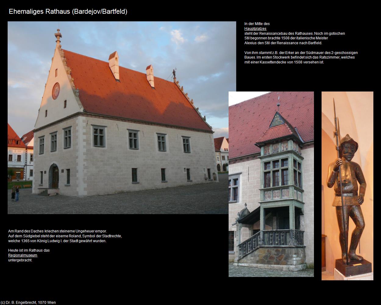 Ehem. Rathaus (Bardejov/Bartfeld) in SLOWAKEI(c)B.Engelbrecht