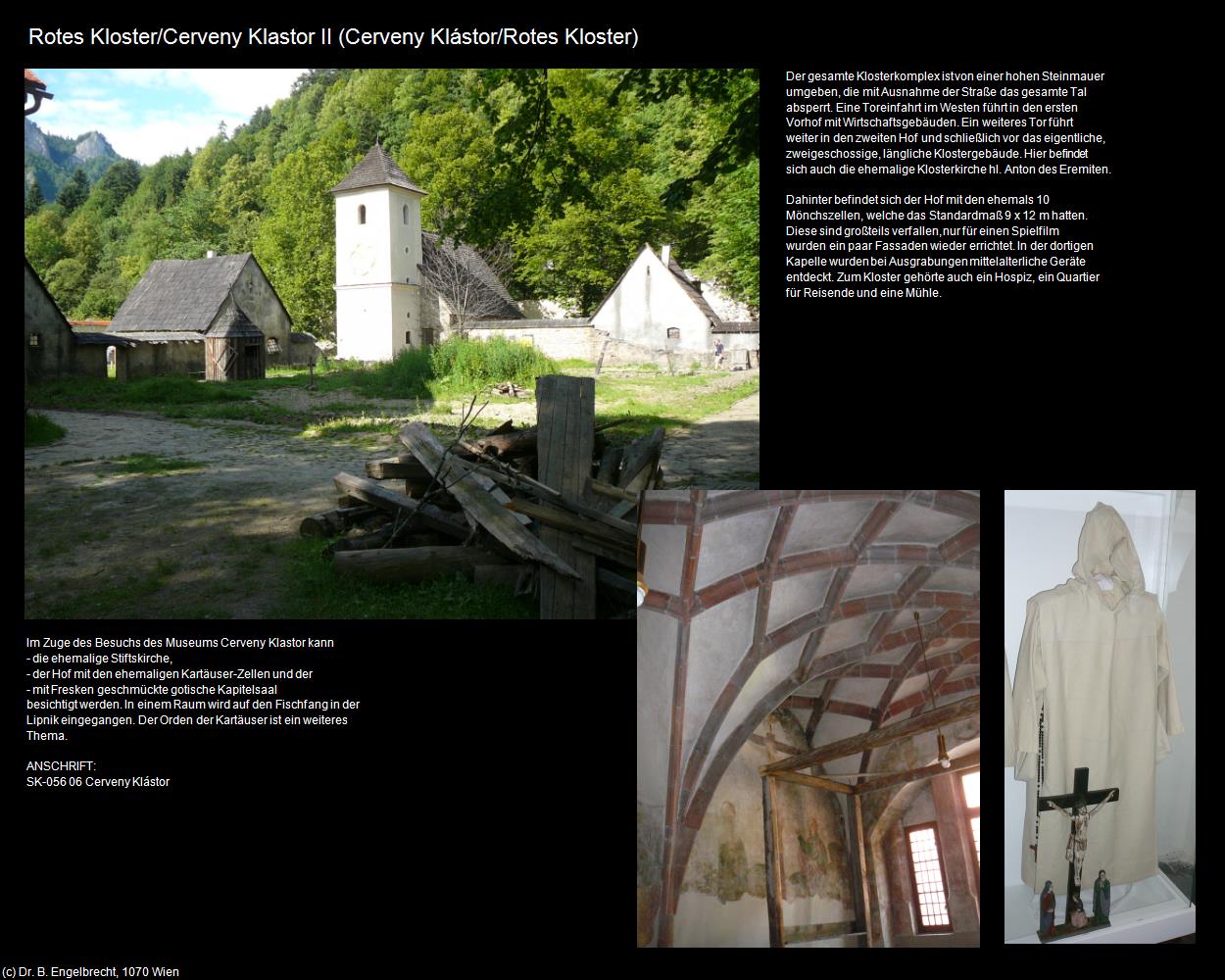 Rotes Kloster II (Cerveny Klástor/Rotes Kloster) in SLOWAKEI