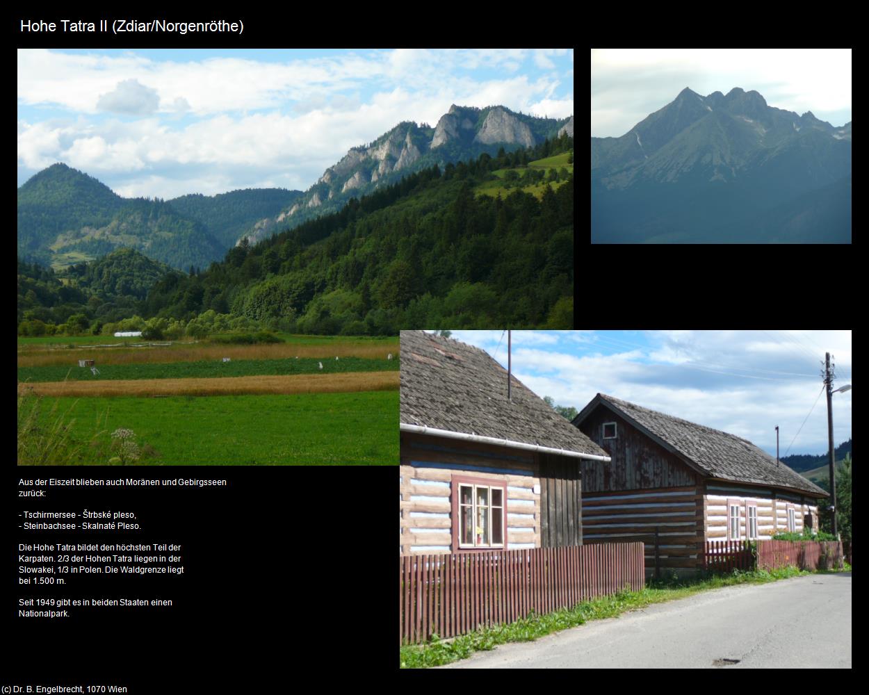 Hohe Tatra II (Zdiar|Norgenröthe) in SLOWAKEI