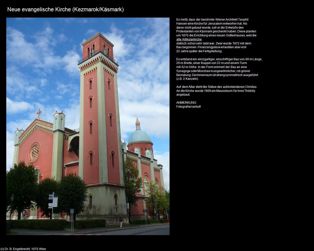 Neue evangelische Kirche (Kezmarok|Käsmark) in SLOWAKEI(c)B.Engelbrecht