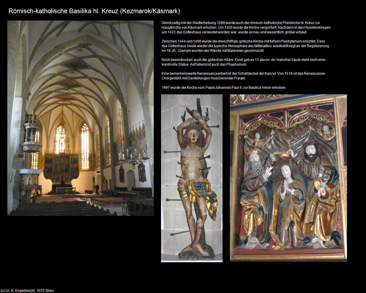 Rk. Basilika hl. Kreuz (Kezmarok/Käsmark) in SLOWAKEI