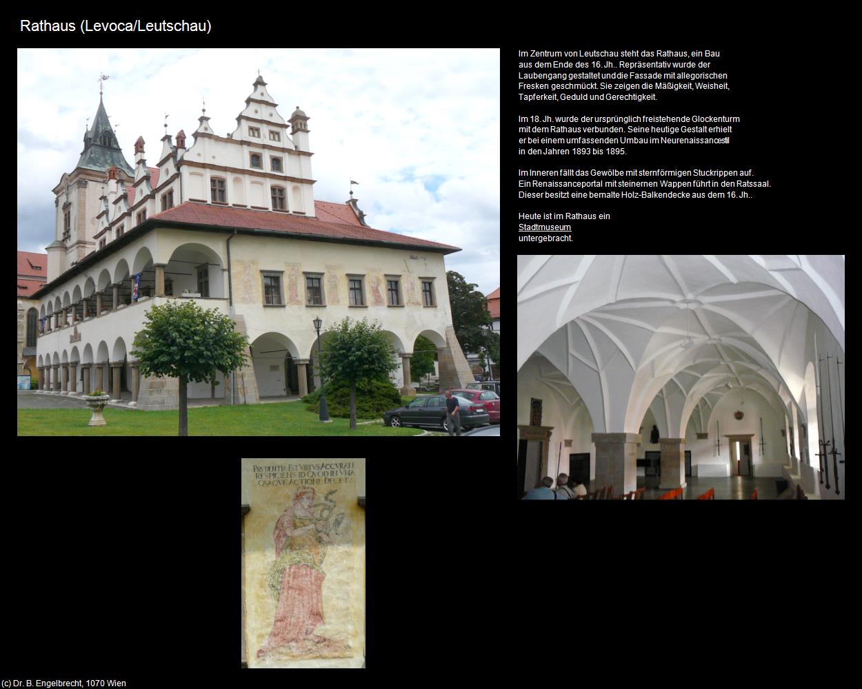 Rathaus (Levoca/Leutschau) in SLOWAKEI(c)B.Engelbrecht