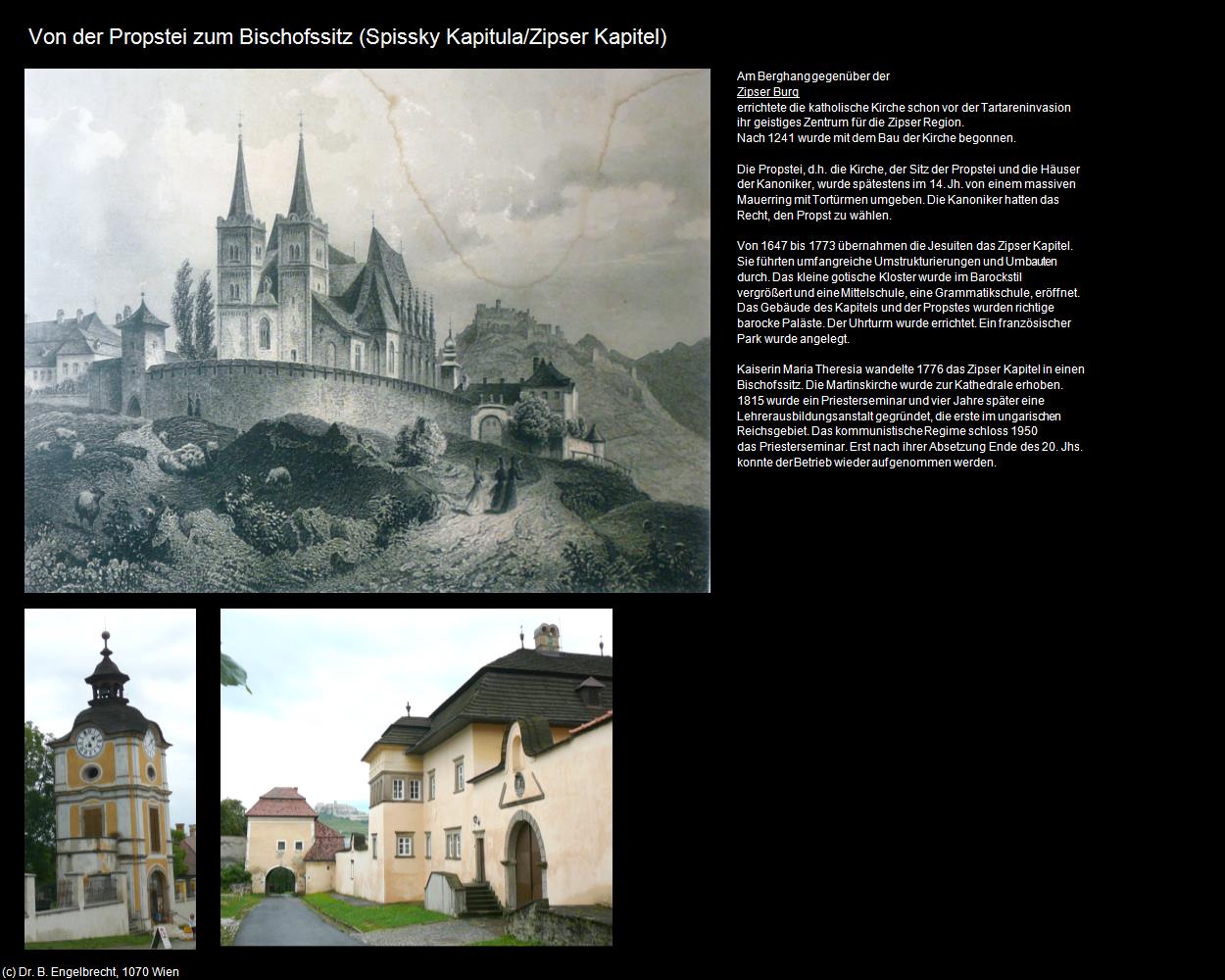 Von der Propstei zum Bischofssitz (Spissky Kapitula/Zipser Kapitel) in SLOWAKEI(c)B.Engelbrecht