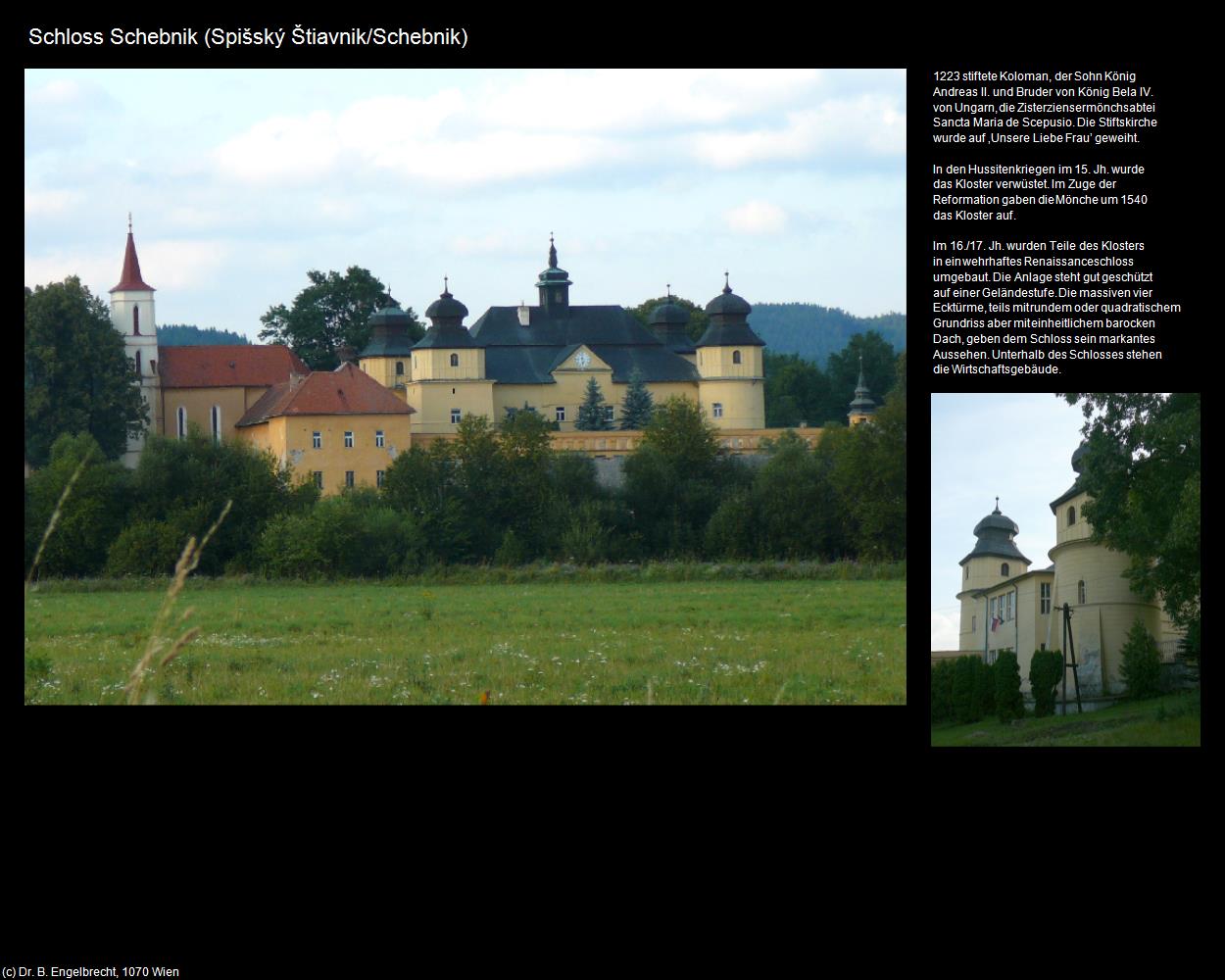 Schloss Schebnik (Spišsk Štiavnik/Schebnik) in SLOWAKEI
