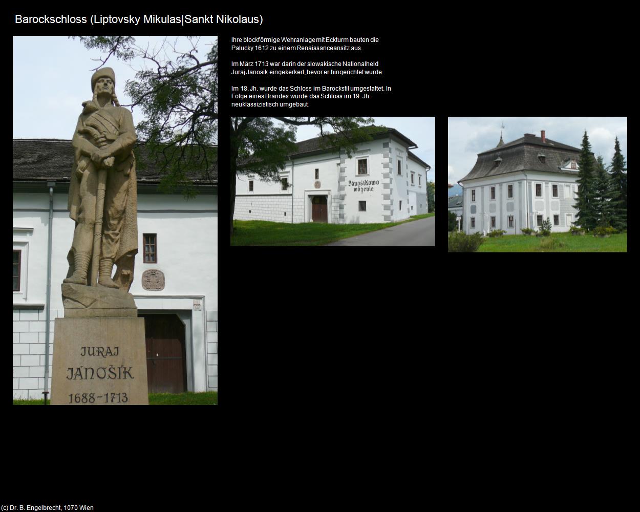 Barockschloss (Paludzka) (Liptovsky Mikulas|Sankt Nikolaus) in SLOWAKEI