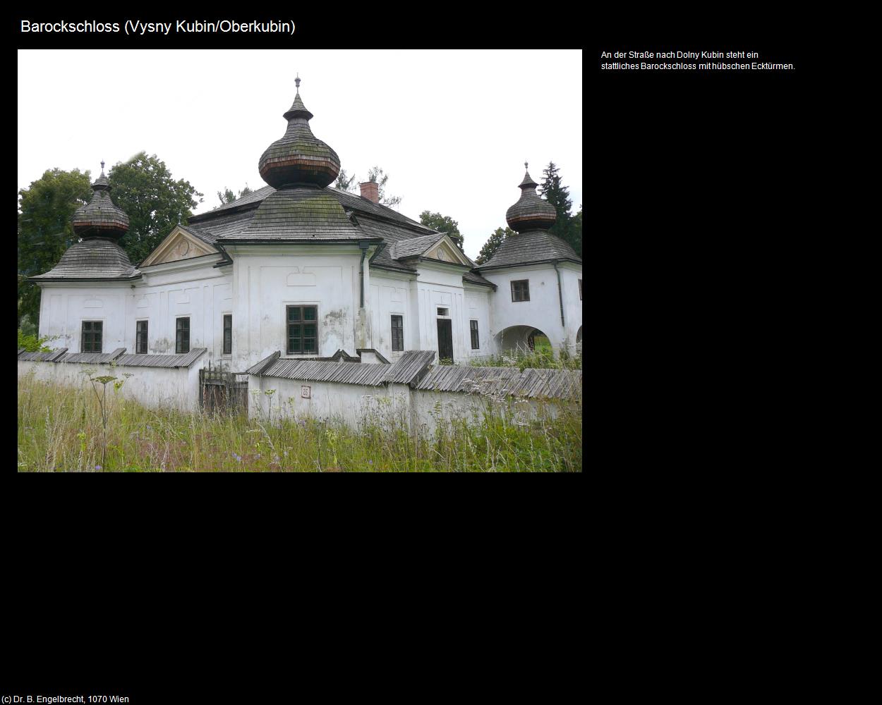 Barockschloss  (Vysny Kubin/Oberkubin) in SLOWAKEI