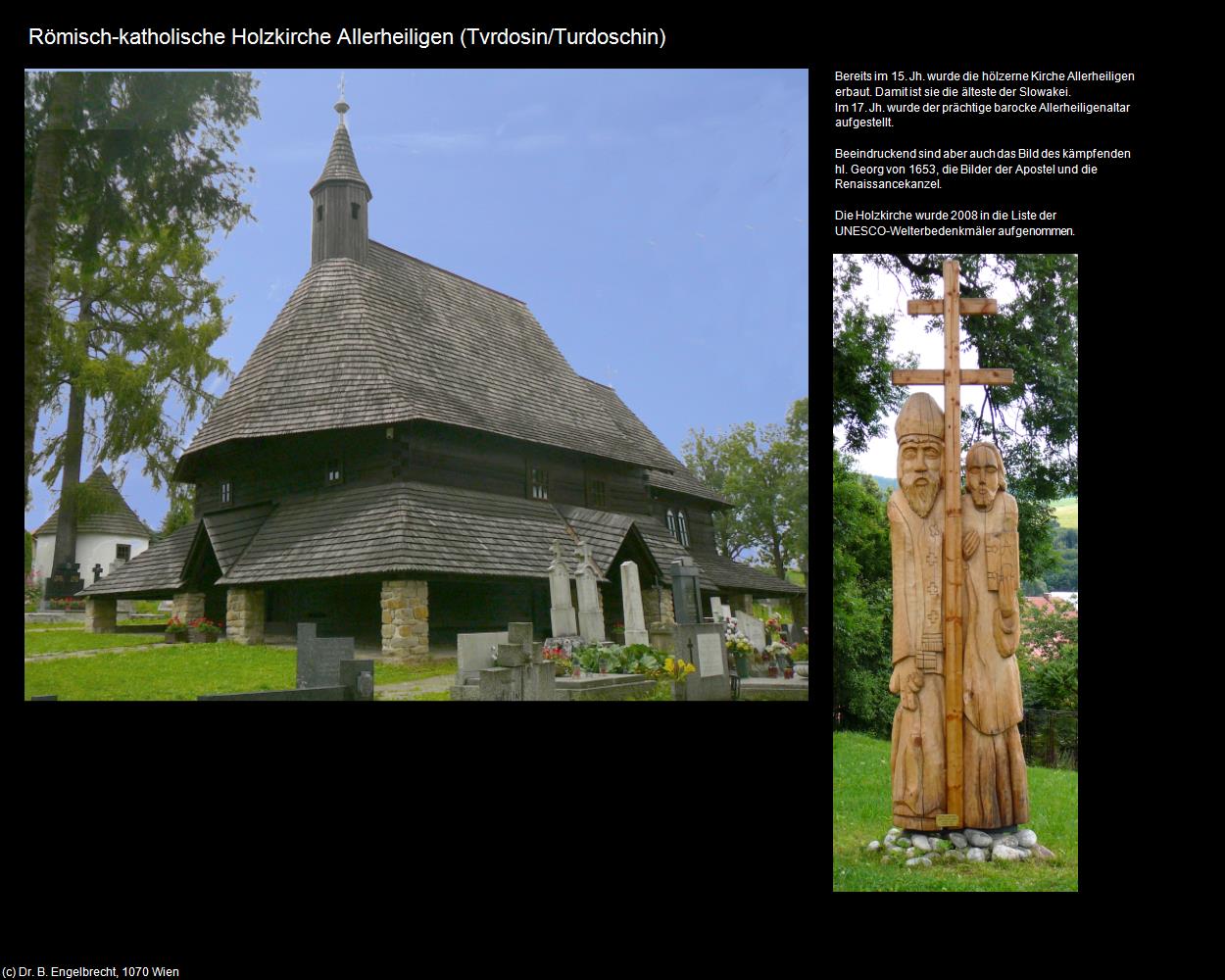 Rk. Holzkirche Allerheiligen (Tvrdosin/Turdoschin) in SLOWAKEI