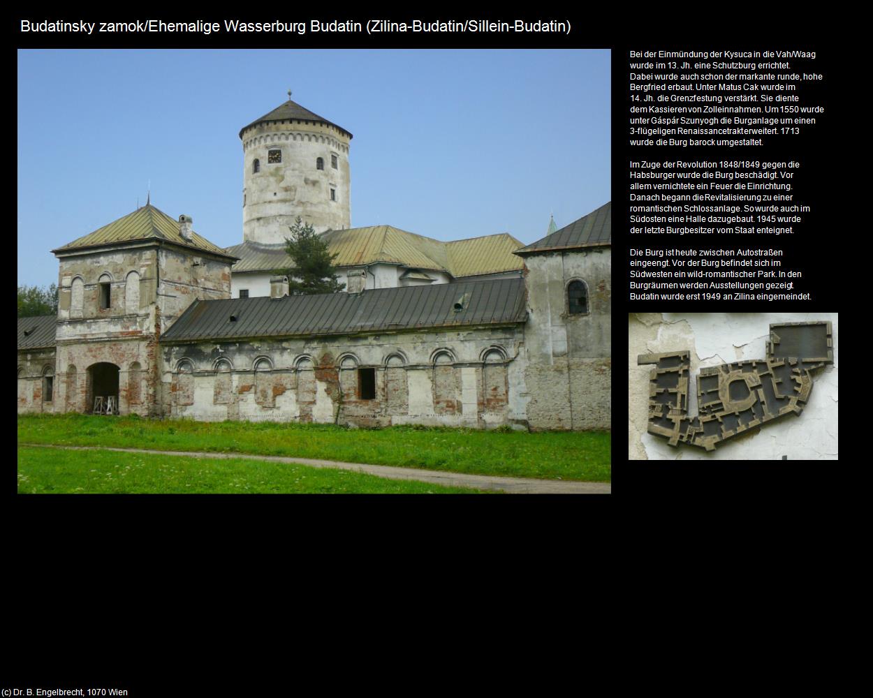 Ehem. Wasserburg Budatin  (Zilina/Sillein) in SLOWAKEI