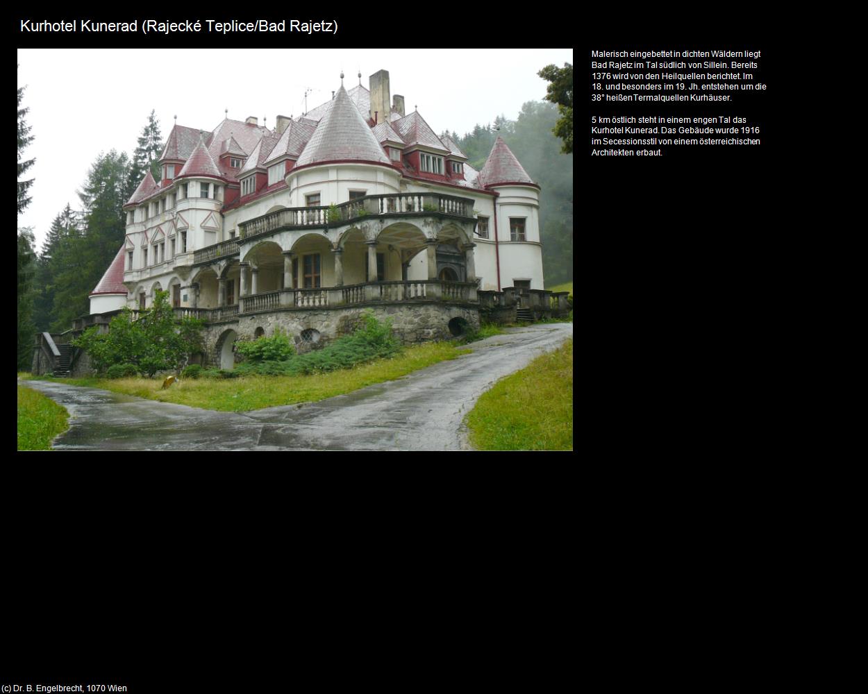Kurhotel Kunerad (Rajecké Teplice/Bad Rajetz) in SLOWAKEI