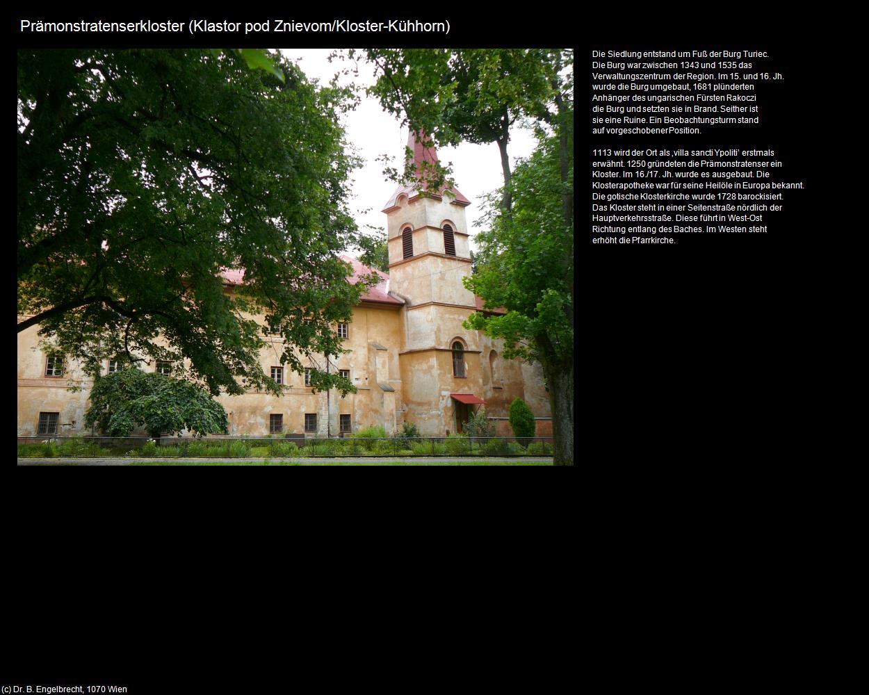 Prämonstratenserkloster (Klastor pod Znievom/Kloster-Kühhorn) in SLOWAKEI