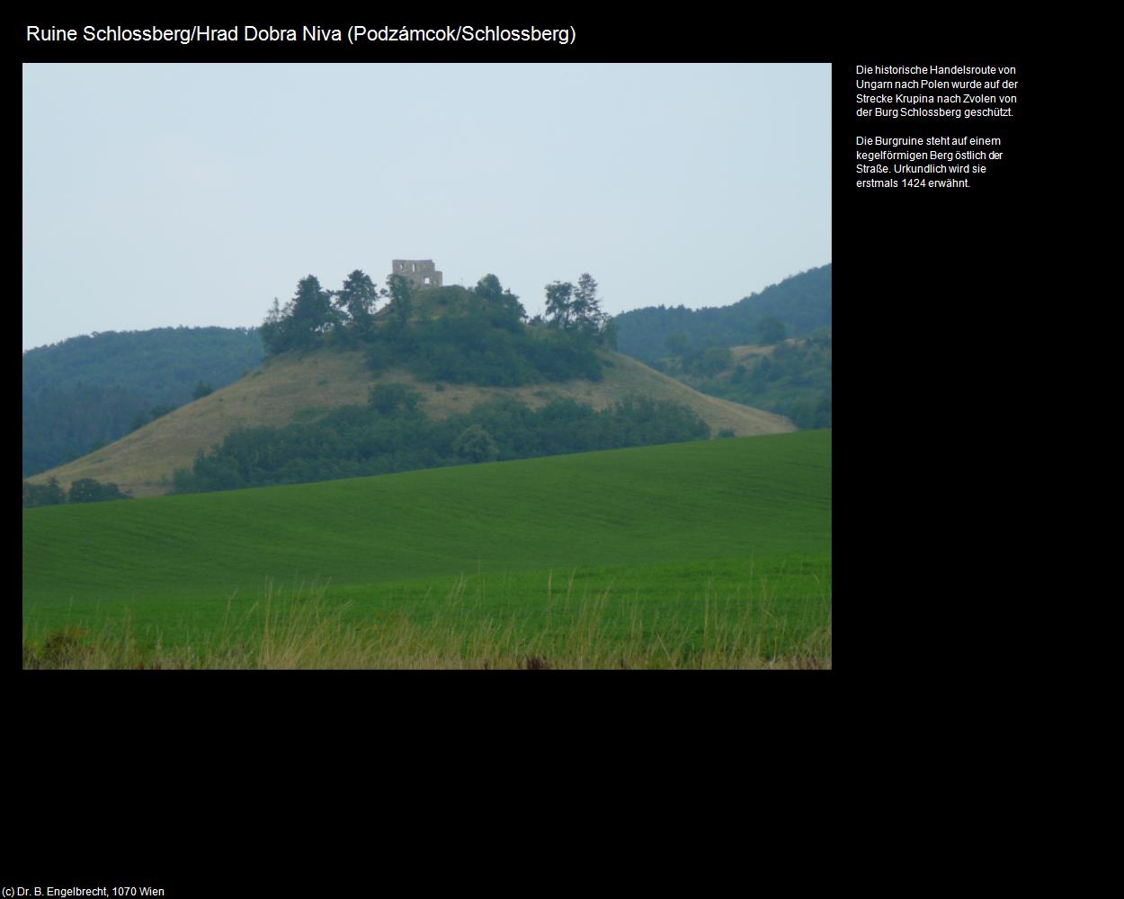 Ruine Schlossberg (Podzámcok|Schlossberg) in SLOWAKEI