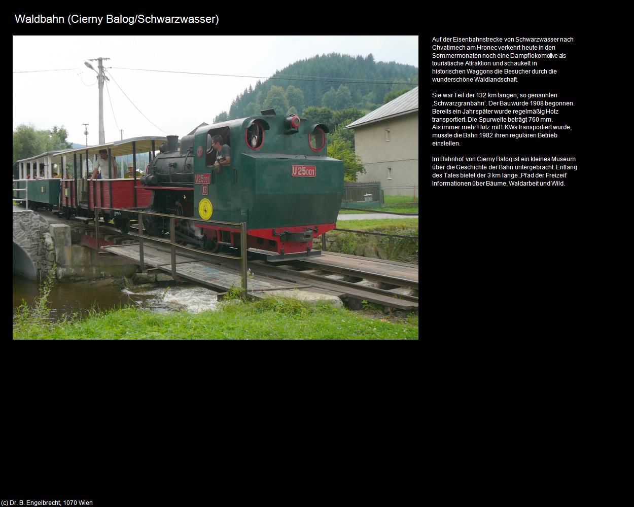 Waldbahn (Cierny Balog/Schwarzwasser) in SLOWAKEI