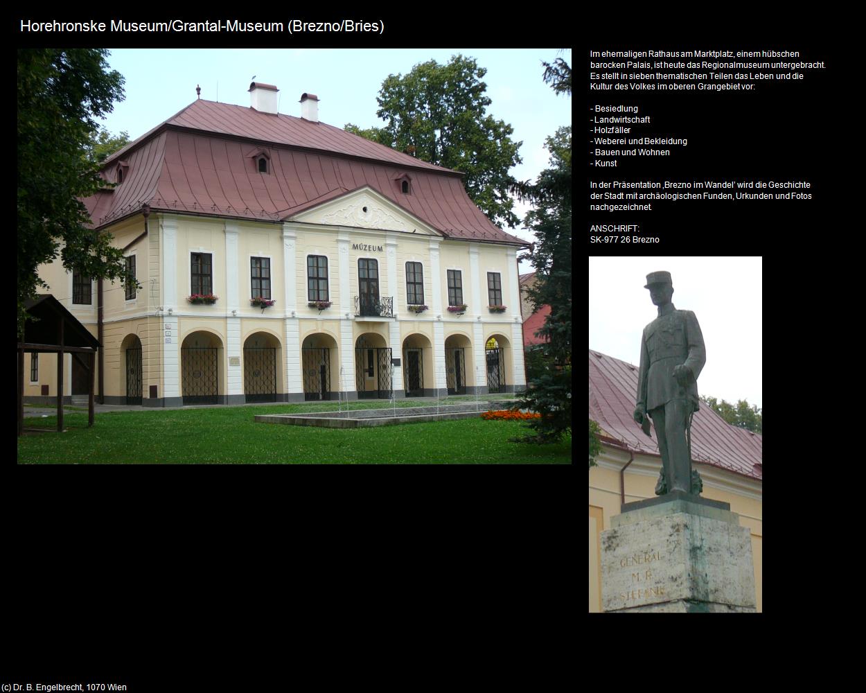 Grantal-Museum (Brezno/Brie) in SLOWAKEI
