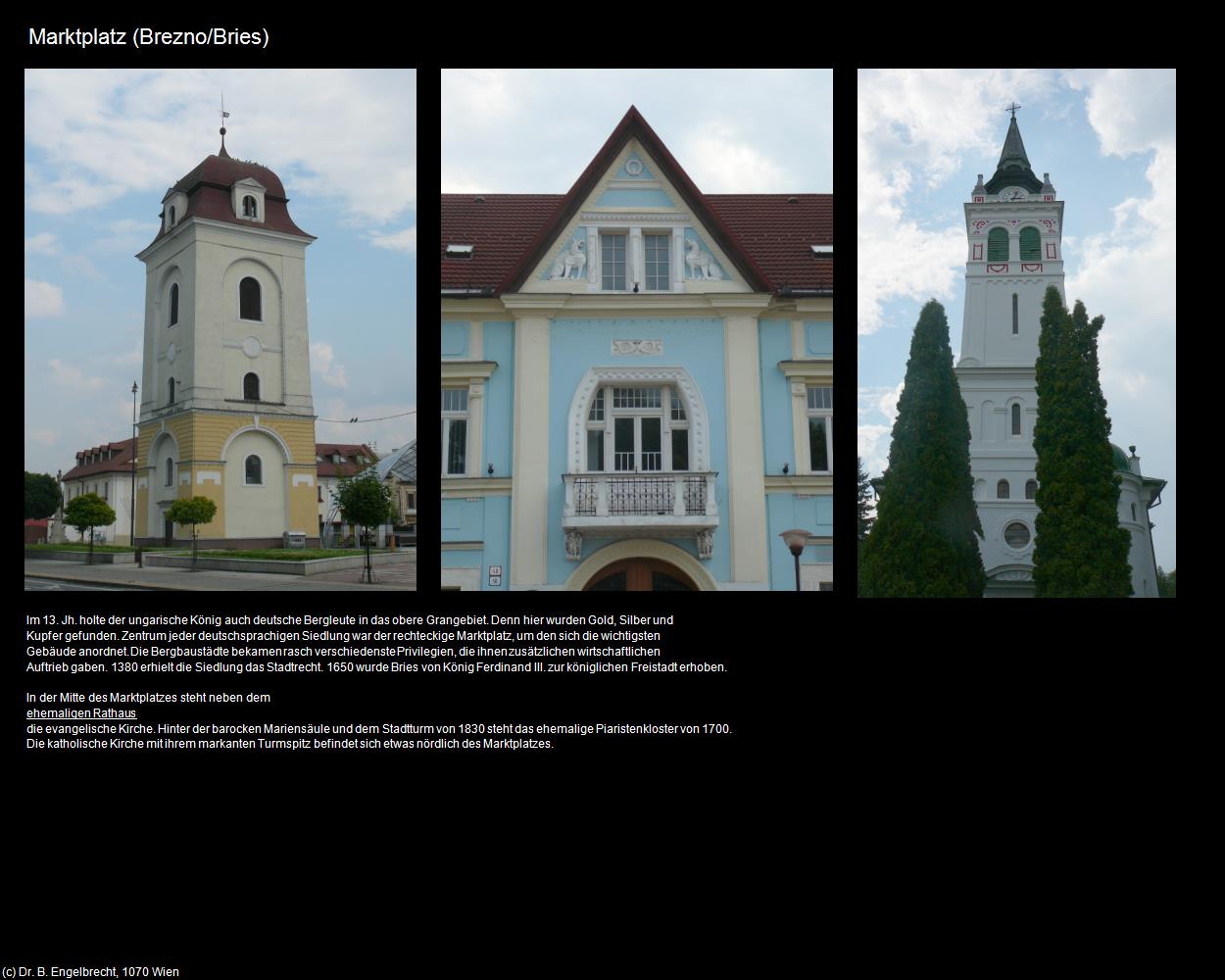 Marktplatz  (Brezno/Brie) in SLOWAKEI(c)B.Engelbrecht