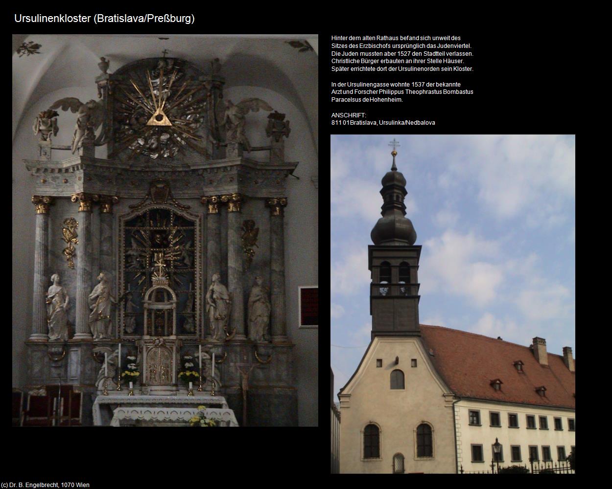 Ursulinenkloster (Bratislava|Preßburg ) in SLOWAKEI