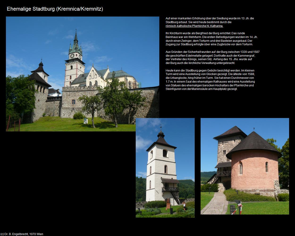 Ehem. Stadtburg (Kremnica/Kremnitz) in SLOWAKEI(c)B.Engelbrecht