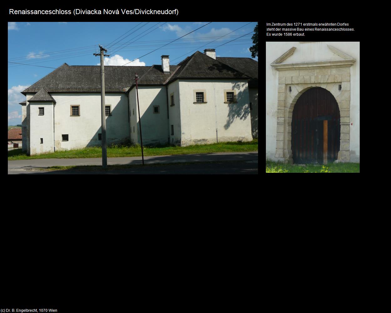 Renaissanceschloss (Diviacka Nová Ves/Divickneudorf) in SLOWAKEI