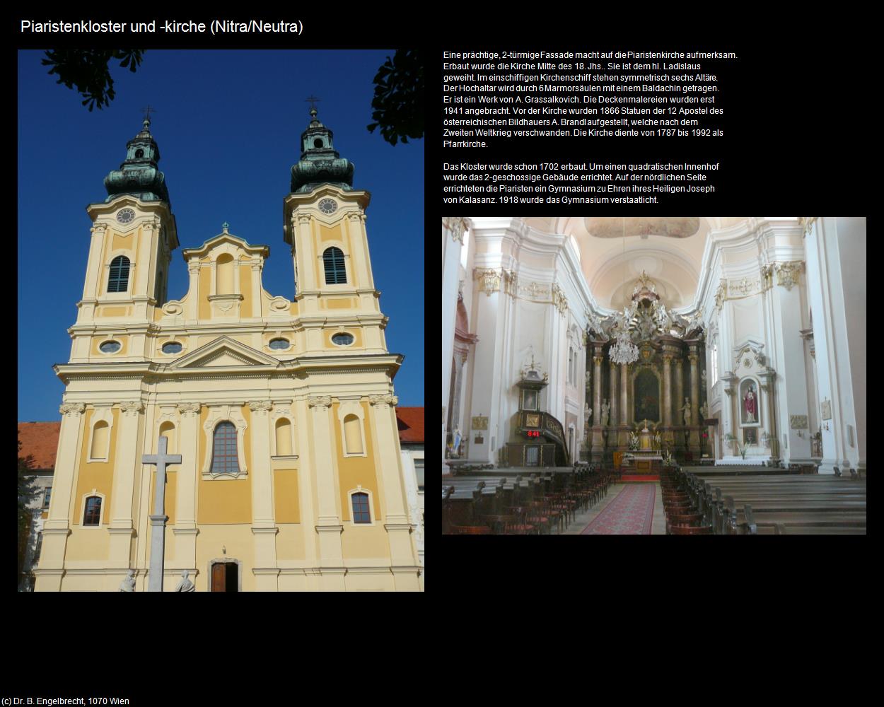 Piaristenkloster und -kirche  (Nitra/Neutra) in SLOWAKEI