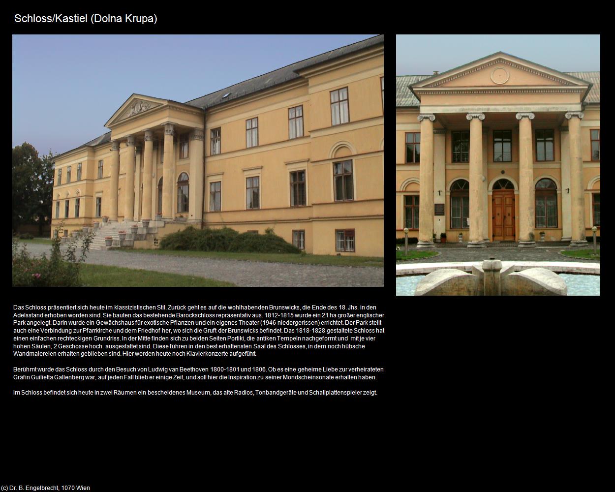 Schloss/Kastiel (Dolna Krupa) in SLOWAKEI