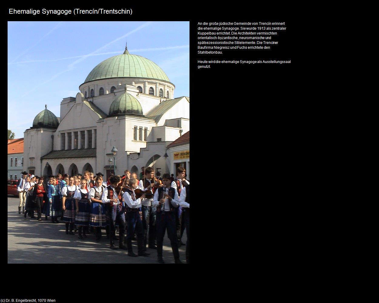 Ehem. Synagoge (Trencin/Trentschin) in SLOWAKEI