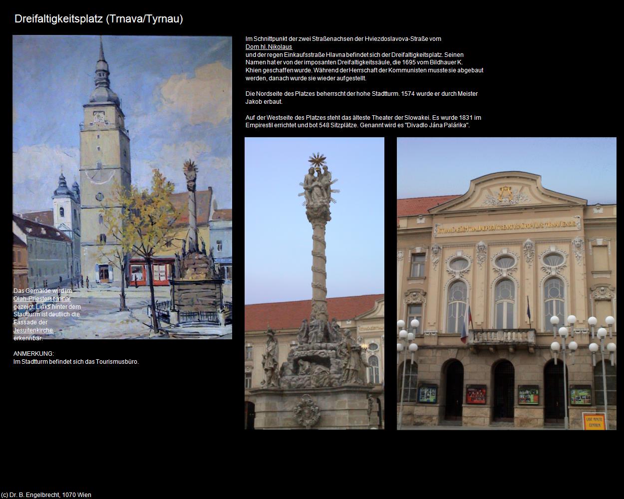 Dreifaltigkeitsplatz (Trnava/Tyrnau) in SLOWAKEI(c)B.Engelbrecht