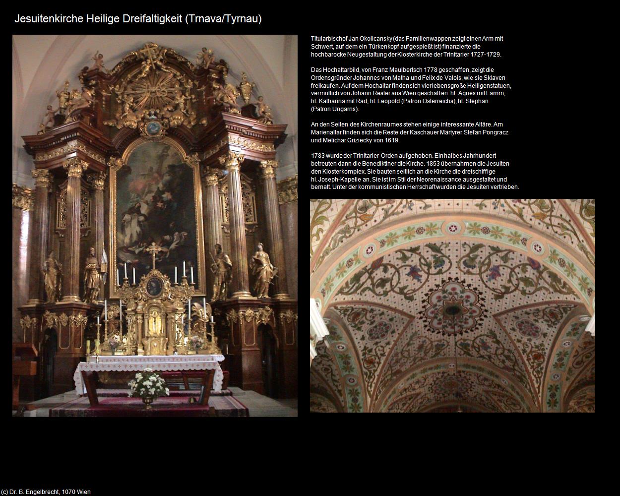Jesuitenkirche Heilige Dreifaltigkeit (Trnava/Tyrnau) in SLOWAKEI