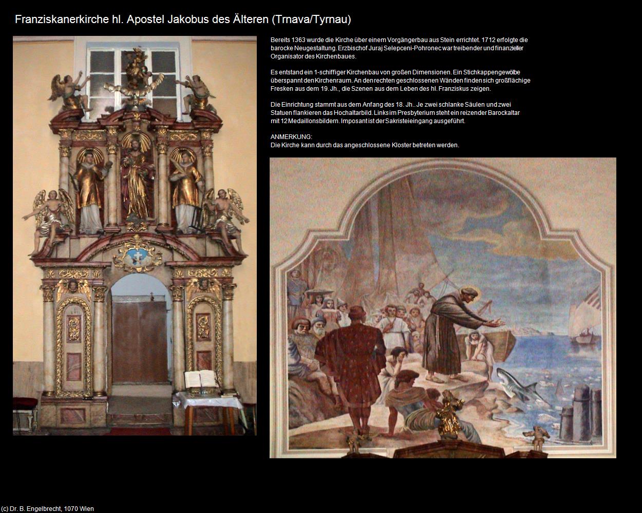 Fanziskanerkirche hl. Apostel Jakobus des Älteren (Trnava/Tyrnau) in SLOWAKEI