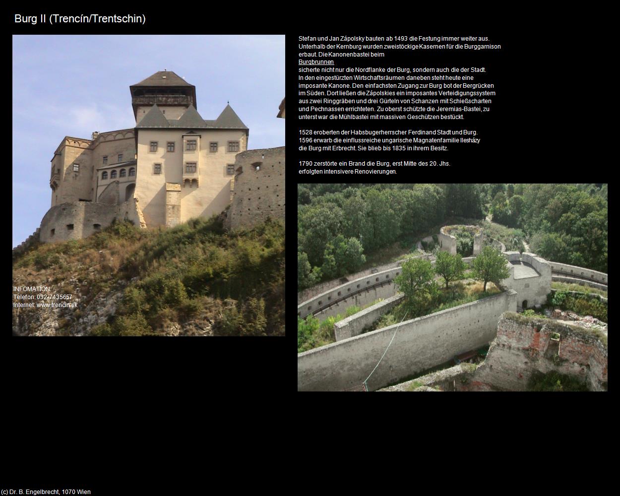 Burg II (Trencin/Trentschin) in SLOWAKEI(c)B.Engelbrecht