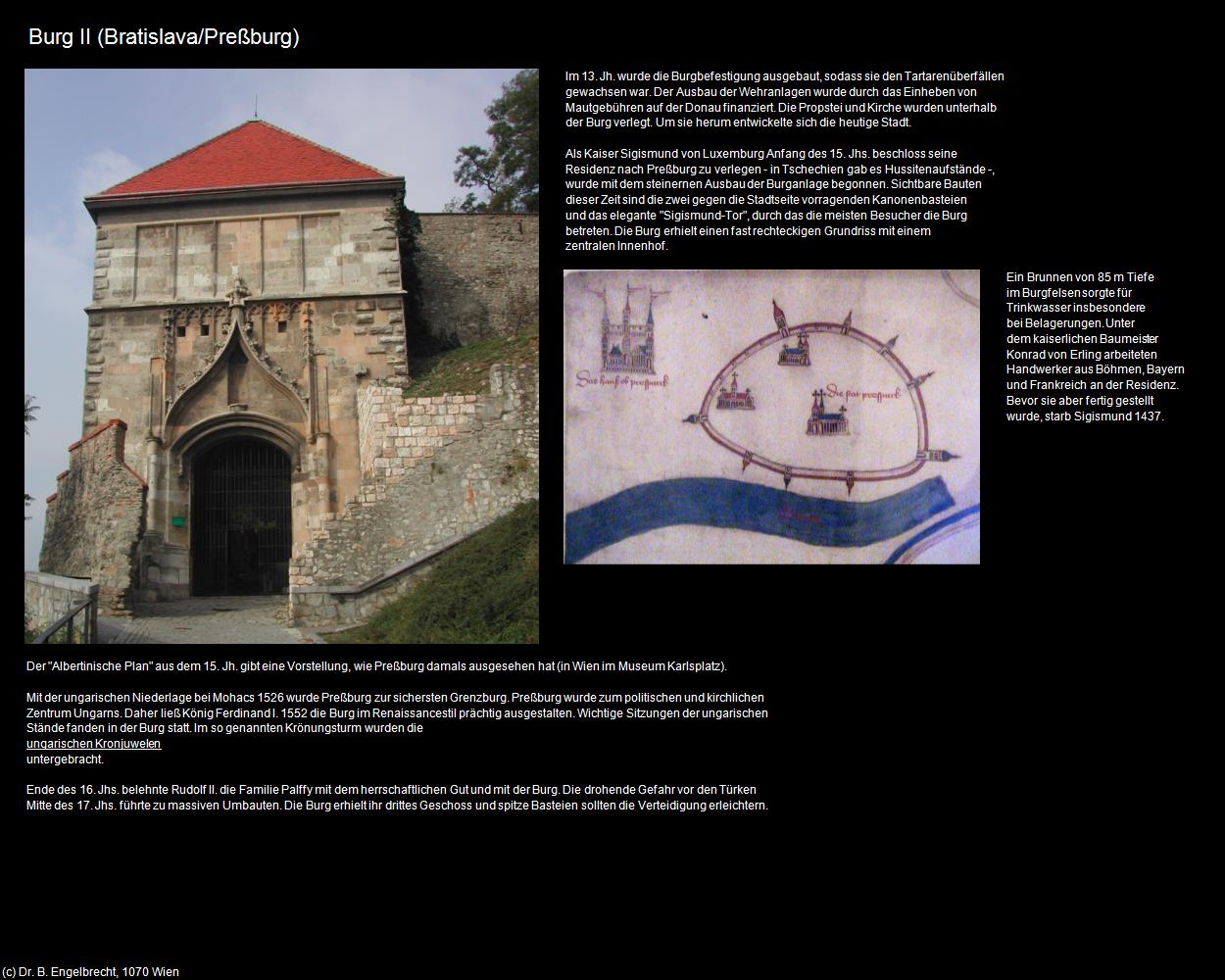 Burg II (Bratislava/Preßburg ) in SLOWAKEI(c)B.Engelbrecht