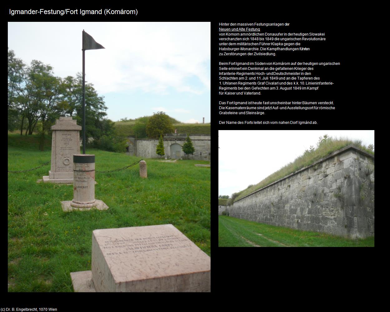 Igmander-Festung/Fort Igmand (ungarische Seite) (Komárno) in SLOWAKEI(c)B.Engelbrecht