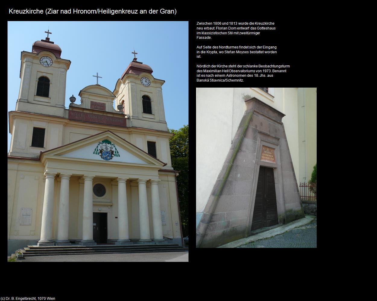 Kreuzkirche (Ziar nad Hronom/Heiligenkreuz an der Gran) in SLOWAKEI