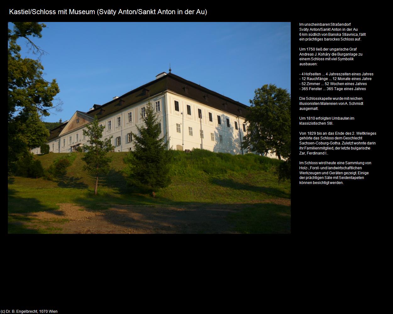 Schloss mit Museum  (Sväty Anton/Sankt Anton in der Au) in SLOWAKEI