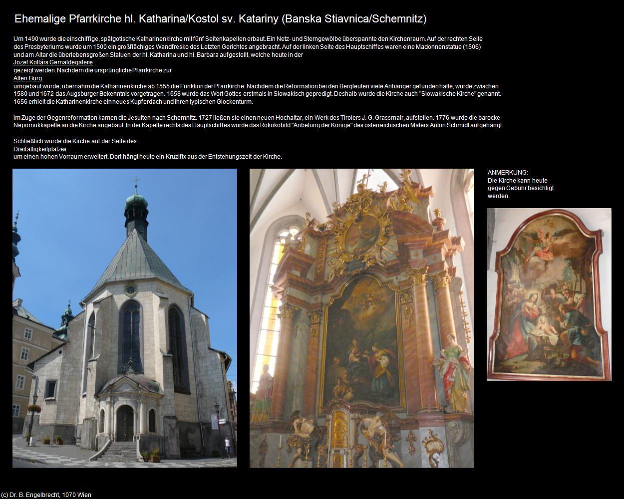 Ehem. Pfk. hl. Katharina (Banska Stiavnica/Schemnitz) in SLOWAKEI(c)B.Engelbrecht