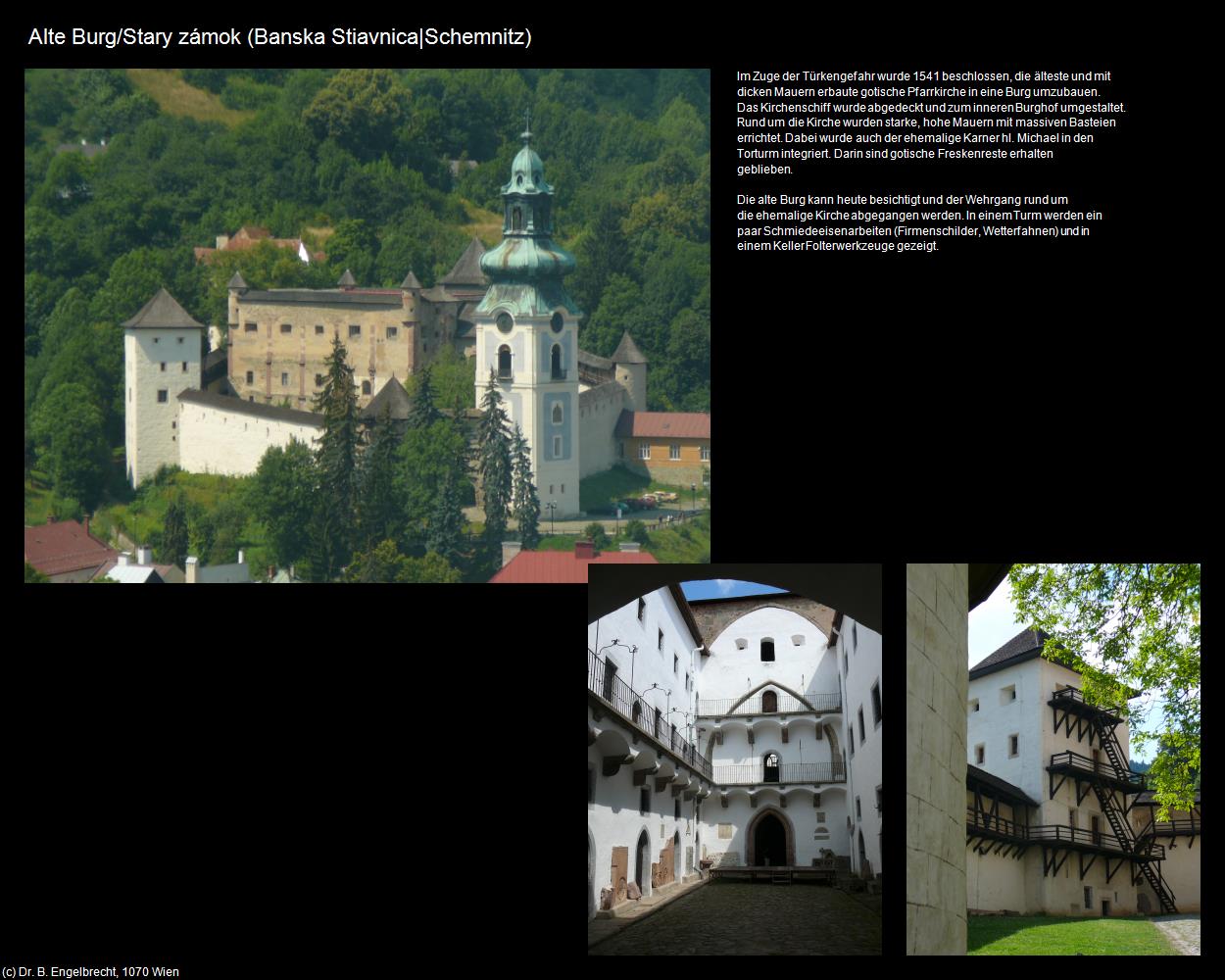 Alte Burg (Banska Stiavnica|Schemnitz) in SLOWAKEI