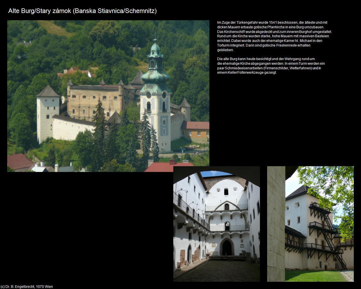Alte Burg (Banska Stiavnica/Schemnitz) in SLOWAKEI