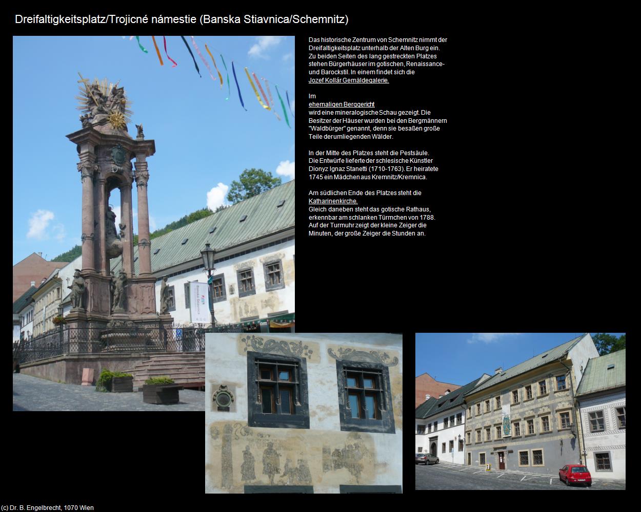 Dreifaltigkeitsplatz (Banska Stiavnica/Schemnitz) in SLOWAKEI(c)B.Engelbrecht