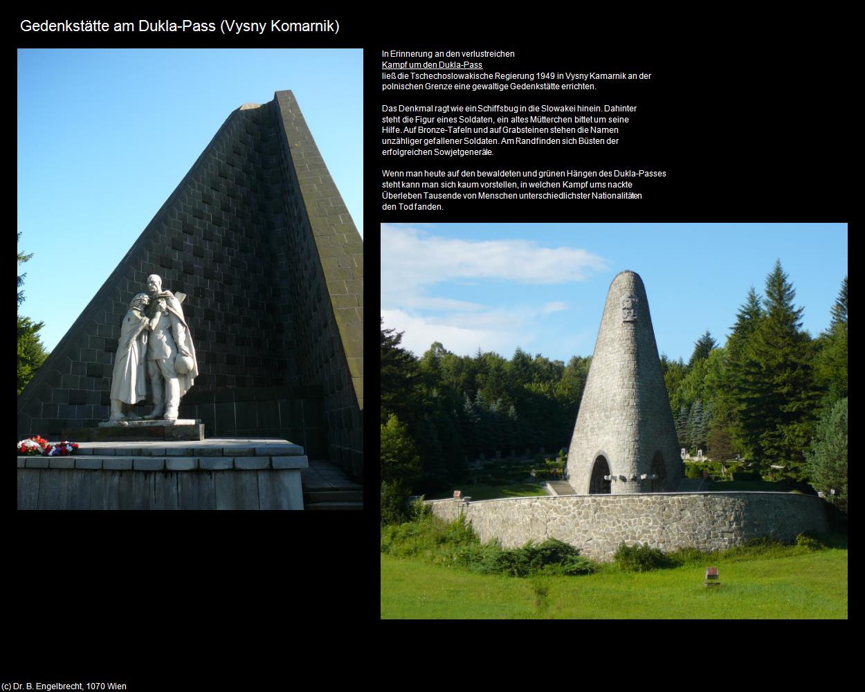 Gedenkstätte am Dukla-Pass  (Vysny Komarnik/Dukla-Pass) in SLOWAKEI(c)B.Engelbrecht