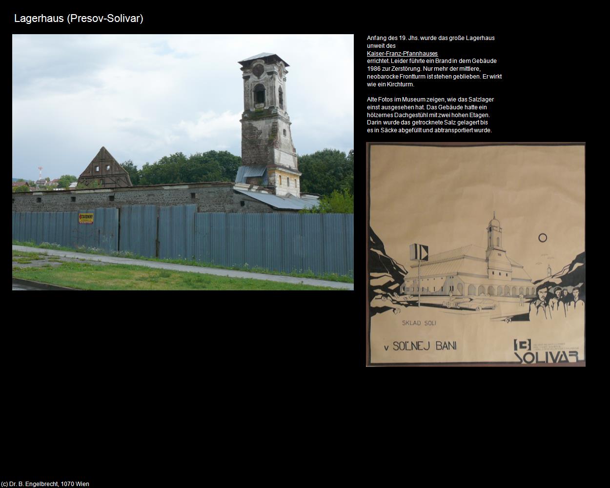 Lagerhaus (Solivar) (Prešov/Eperies) in SLOWAKEI(c)B.Engelbrecht