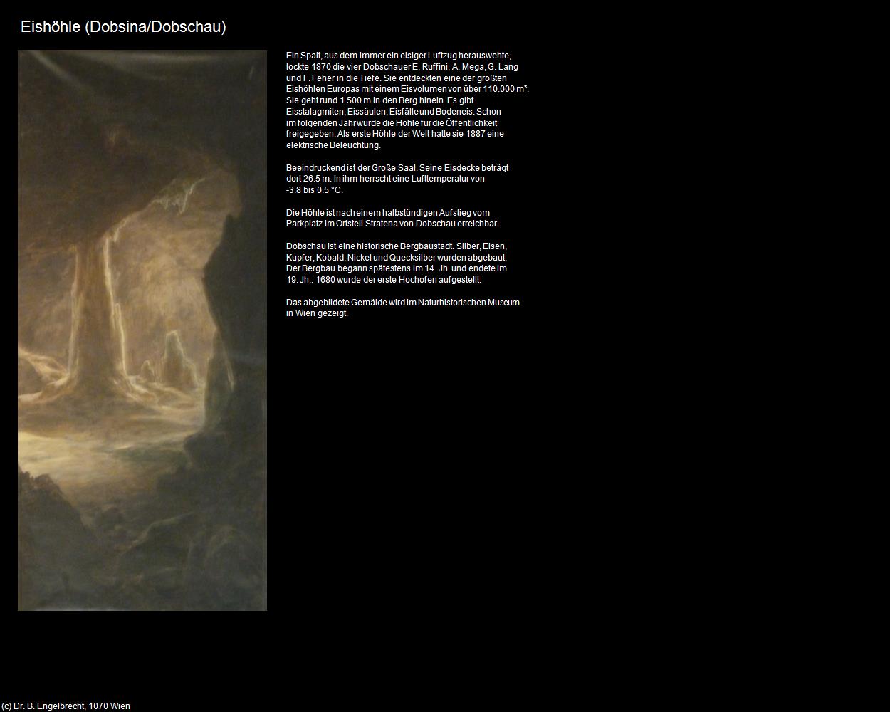 Eishöhle  (Dobsina/Dobschau) in SLOWAKEI