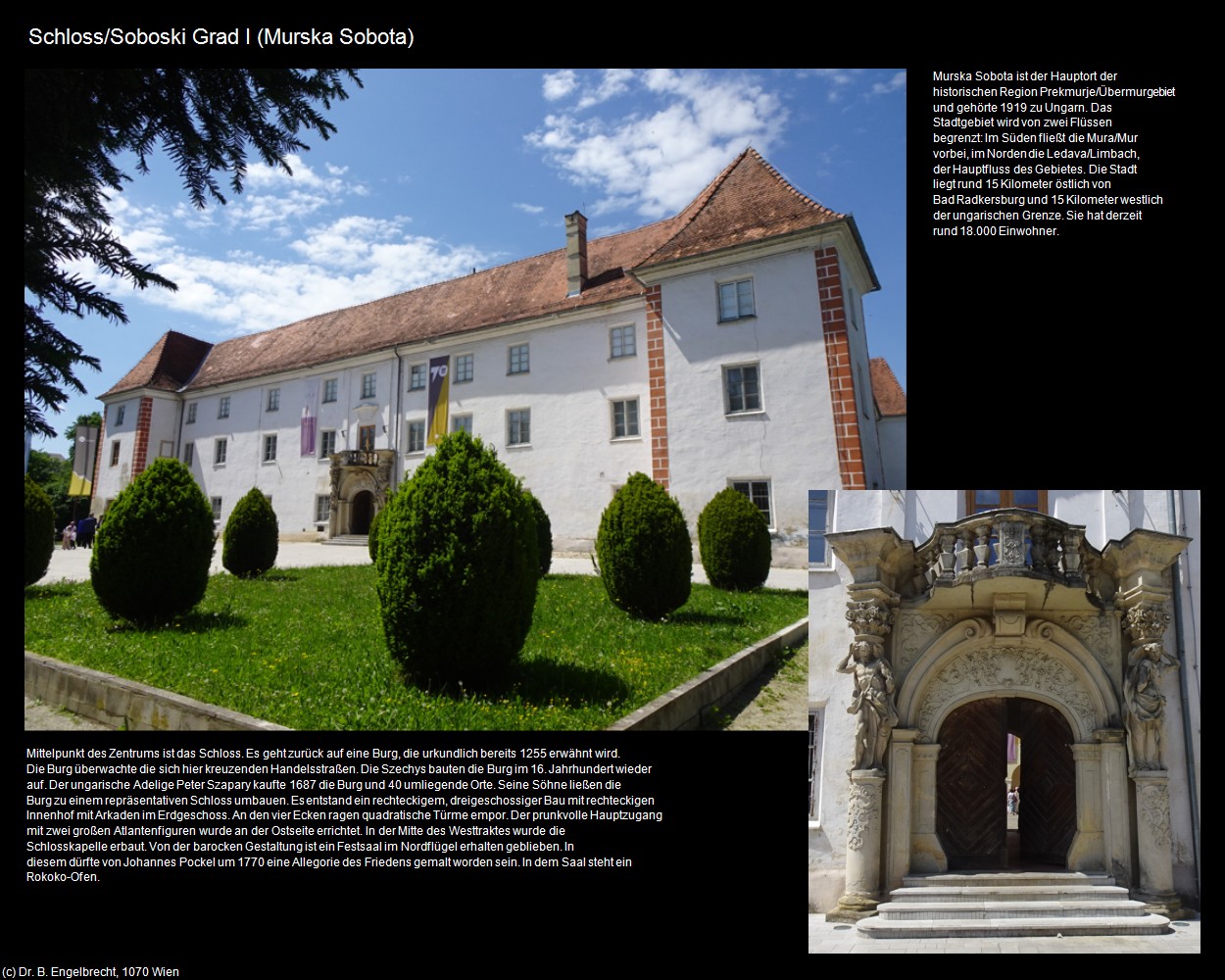 Schloss Sobota I (Murska Sobota/Olsnitz/Muraszombat) in Kulturatlas-SLOWENIEN