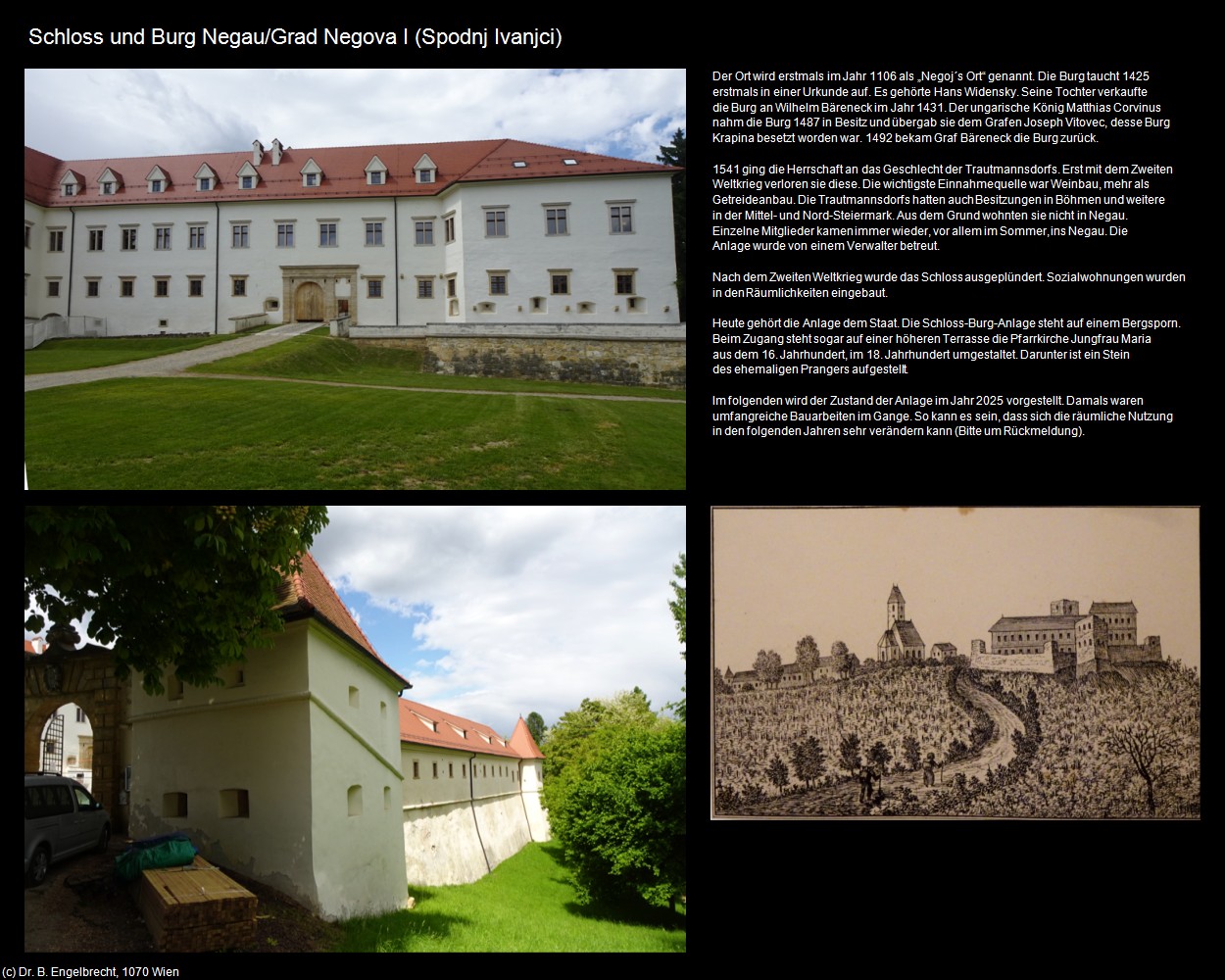 Schloss und Burg Negau I (Spodnj Ivanjci) in Kulturatlas-SLOWENIEN
